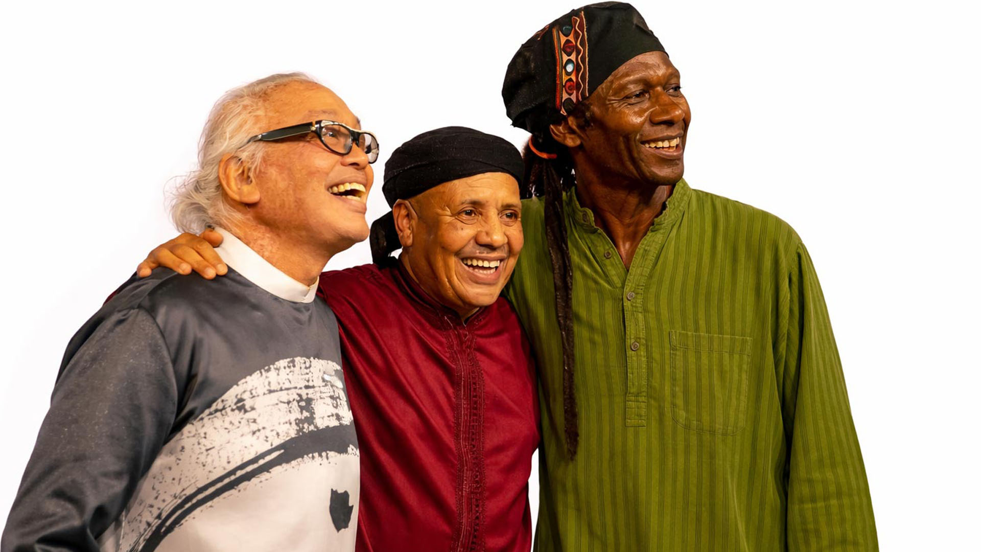 Majid Bekkas, Nguyên Lê und Hamid Drake feat. Manuel Hermia 1920×1080